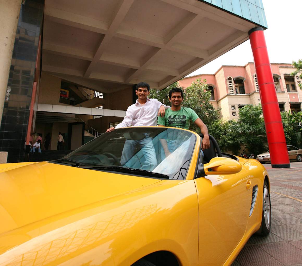 Bhavin Turakhia, Chairman and CEO of Directi with Divyank Turakhia, President and Director of Directi in Mumbai, Maharashtra, India ( Young Businessman )