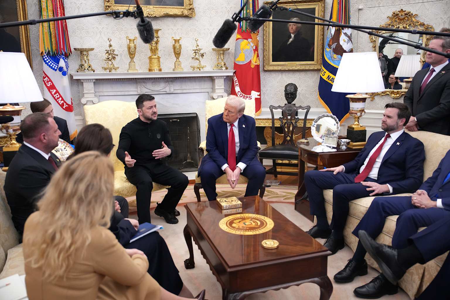 President Trump Hosts Ukrainian President Zelensky At The White House