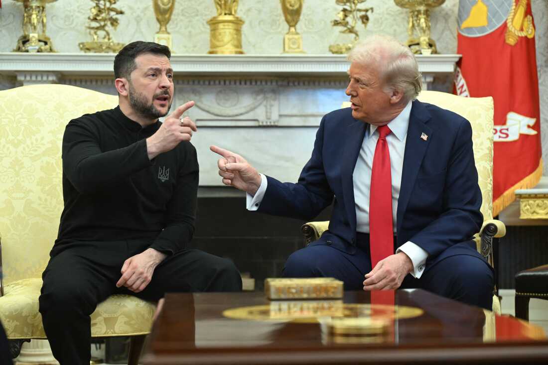 Zelenskyy leaves White House early after Trump argument : NPR