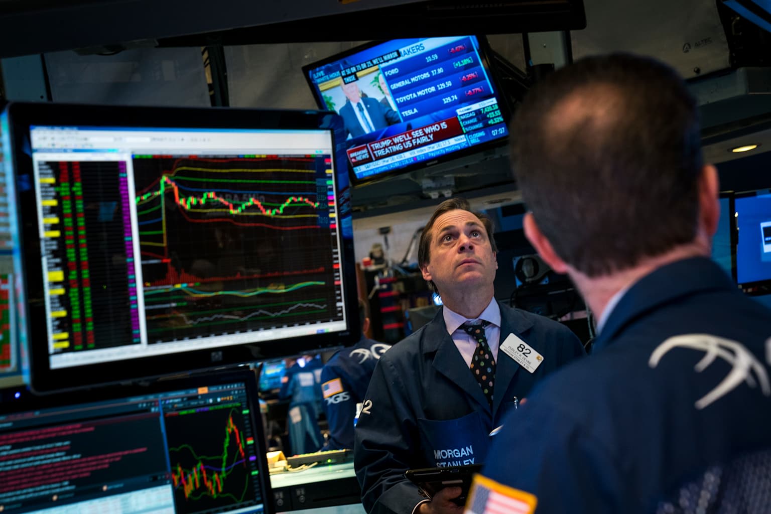 U.S. Markets React To Trump's Announcement On Steel And Aluminum Tariffs