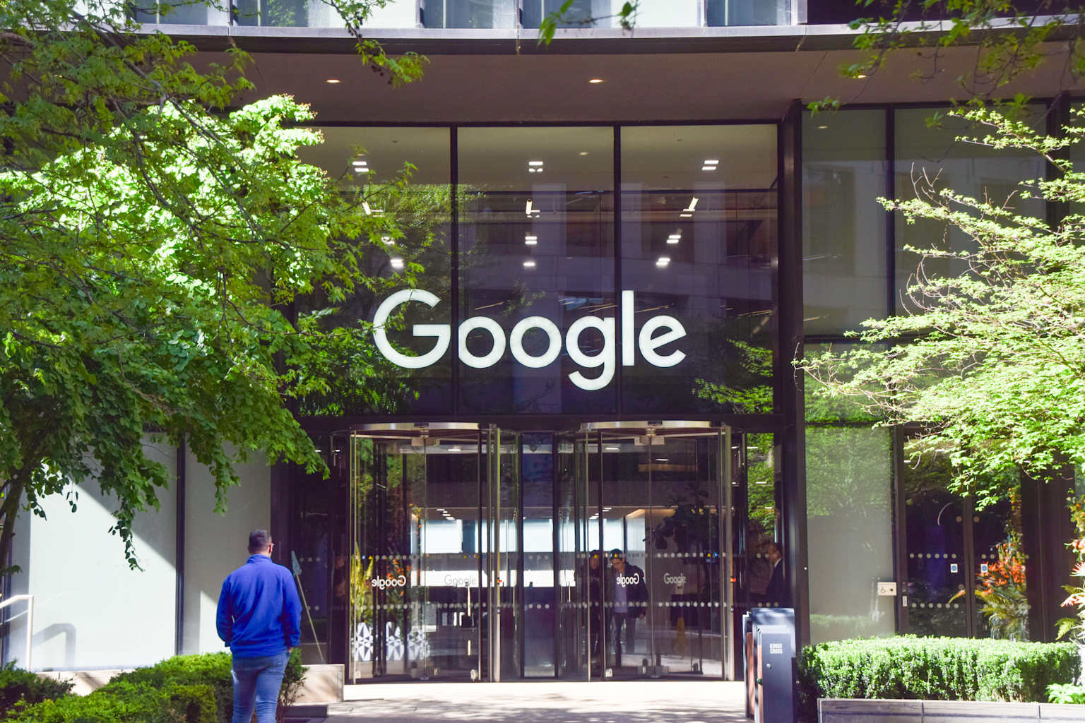 General view of the Google headquarters in King's Cross as...