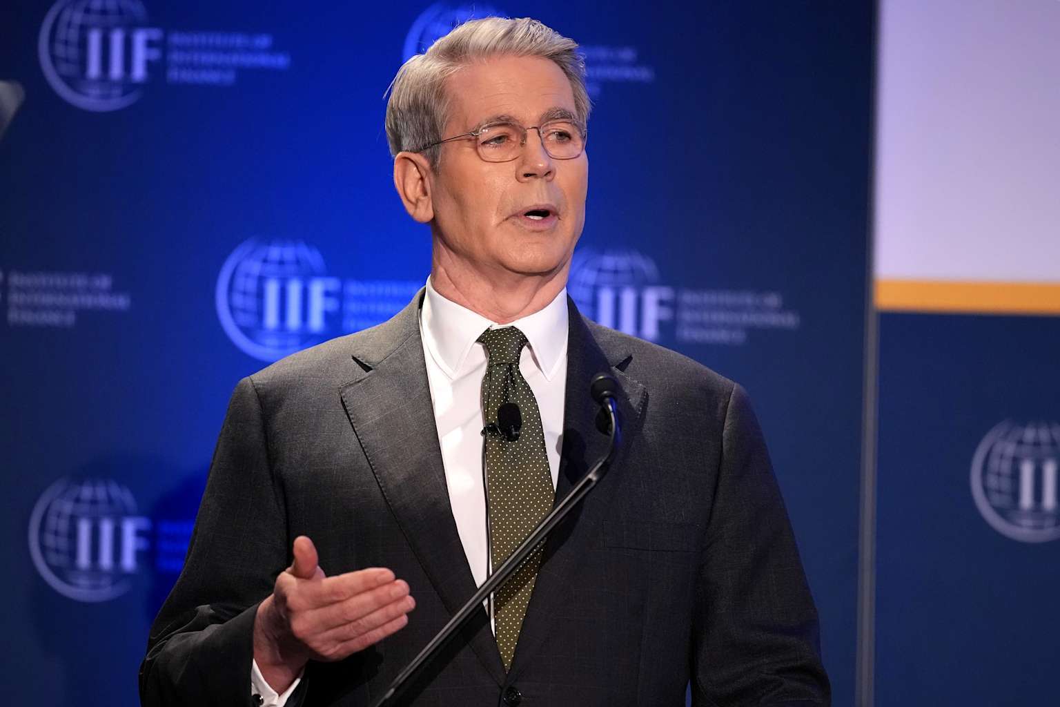 Treasury Secretary Scott Bessent Addresses The International Finance Institute Global Economic And Risk Outlook Forum