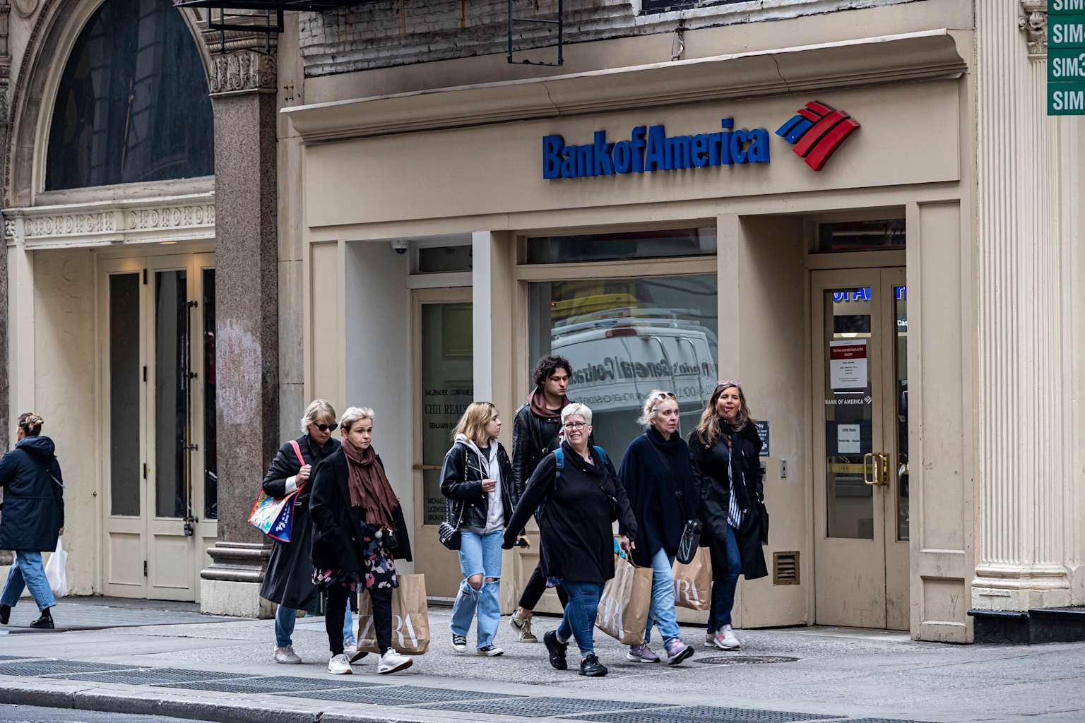 Bank Of America Branch In New York