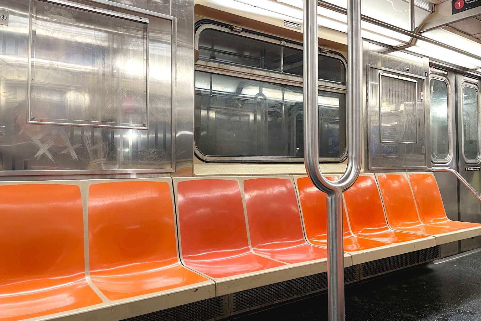 Empty Subway Car, New York City