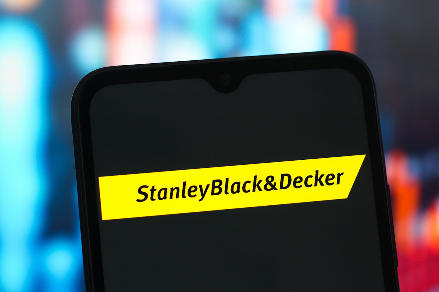 In this photo illustration, the Stanley Black and Decker...