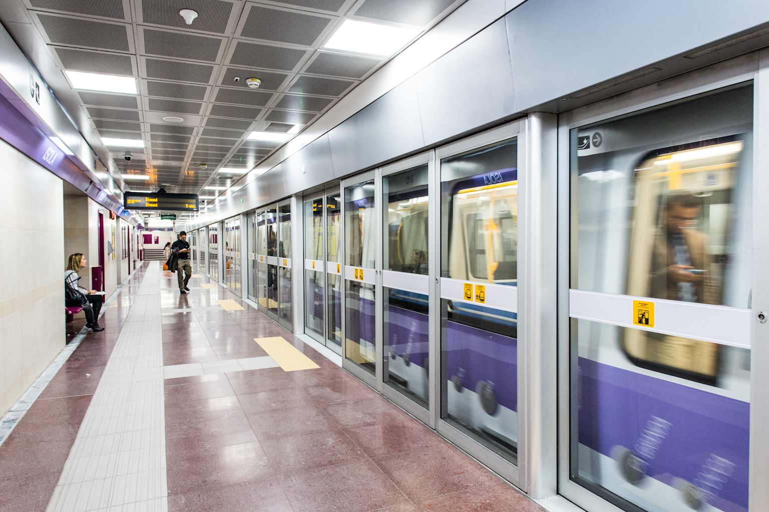 Line M5 on the underground of Milan