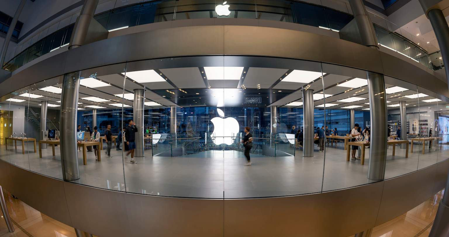 Apple store, Hong Kong, China.