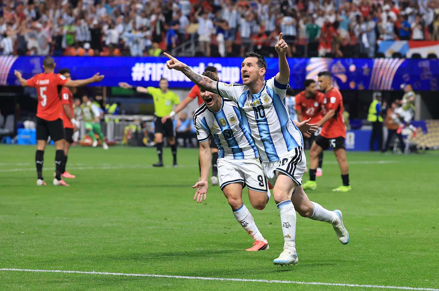 Messi scores as Argentina stage historic comeback past Egypt