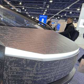 Solar-Wrapped Cybertruck