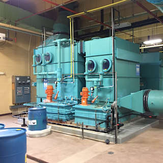 Industrial odour control scrubber system for wastewater treatment and chemical odour removal