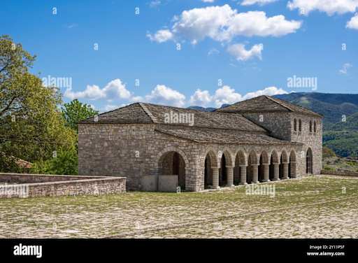Stone building in Albania