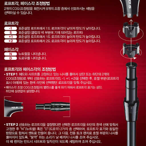 캘러웨이 드라이버 슬리브 로프트 라이 각도 조절 옵티핏 호젤 ...