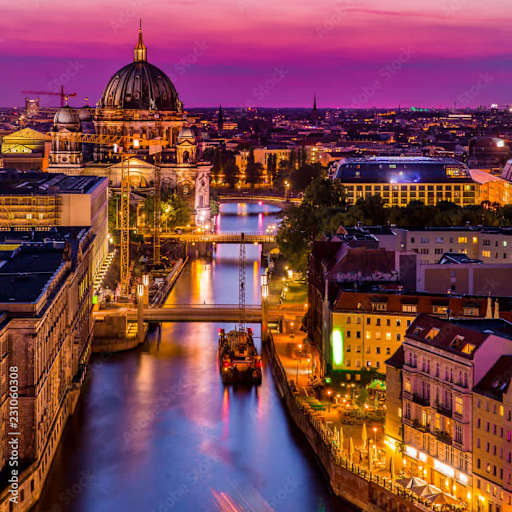 Berlin Cathedral and Spree River