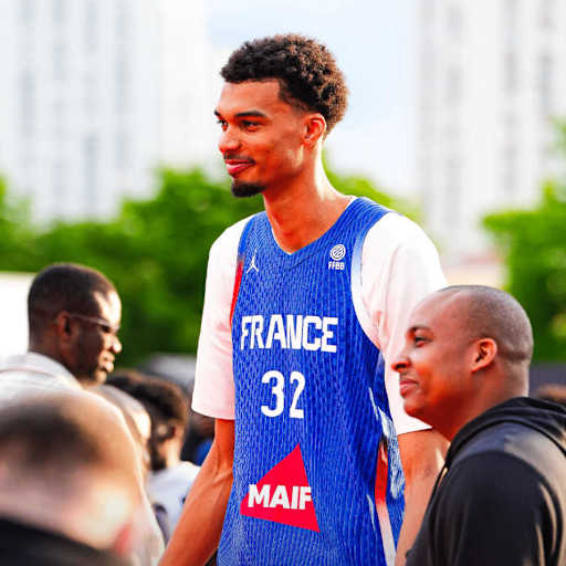 Victor Wembanyama in France jersey