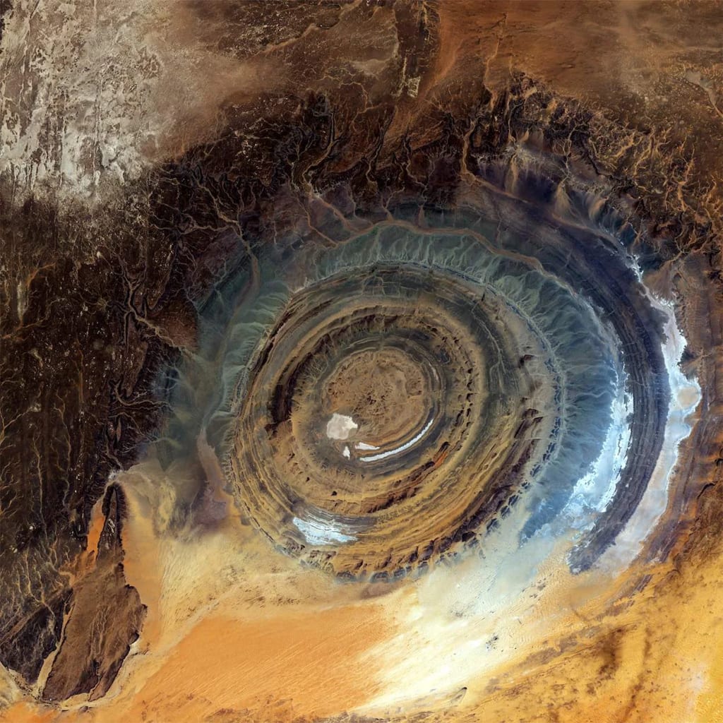 The Origins of the Eye of the Sahara