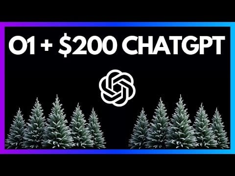 OpenAI's New O1 Model and $200/Month ChatGPT Pro Tier