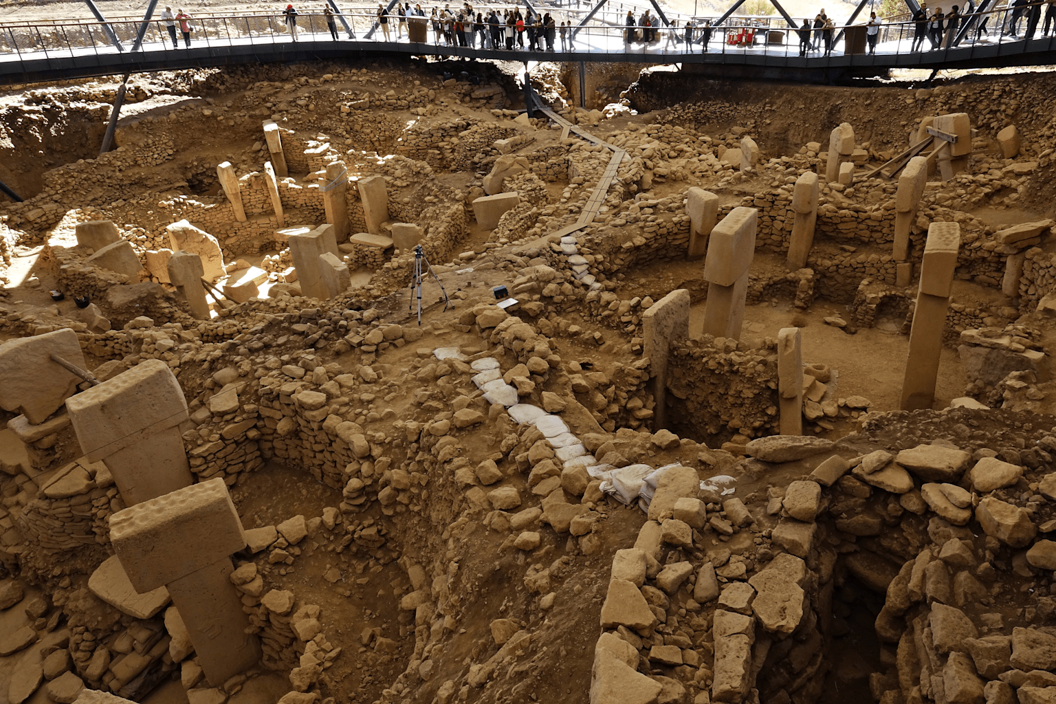 Gobeklitepe archaeological site, known as the oldest place...