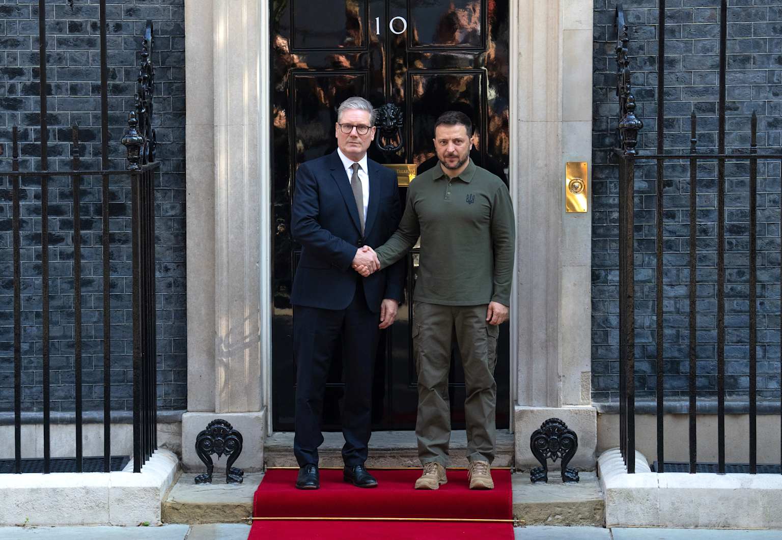 Keir Starmer Welcomes Volodymyr Zelenskyy To Downing Street