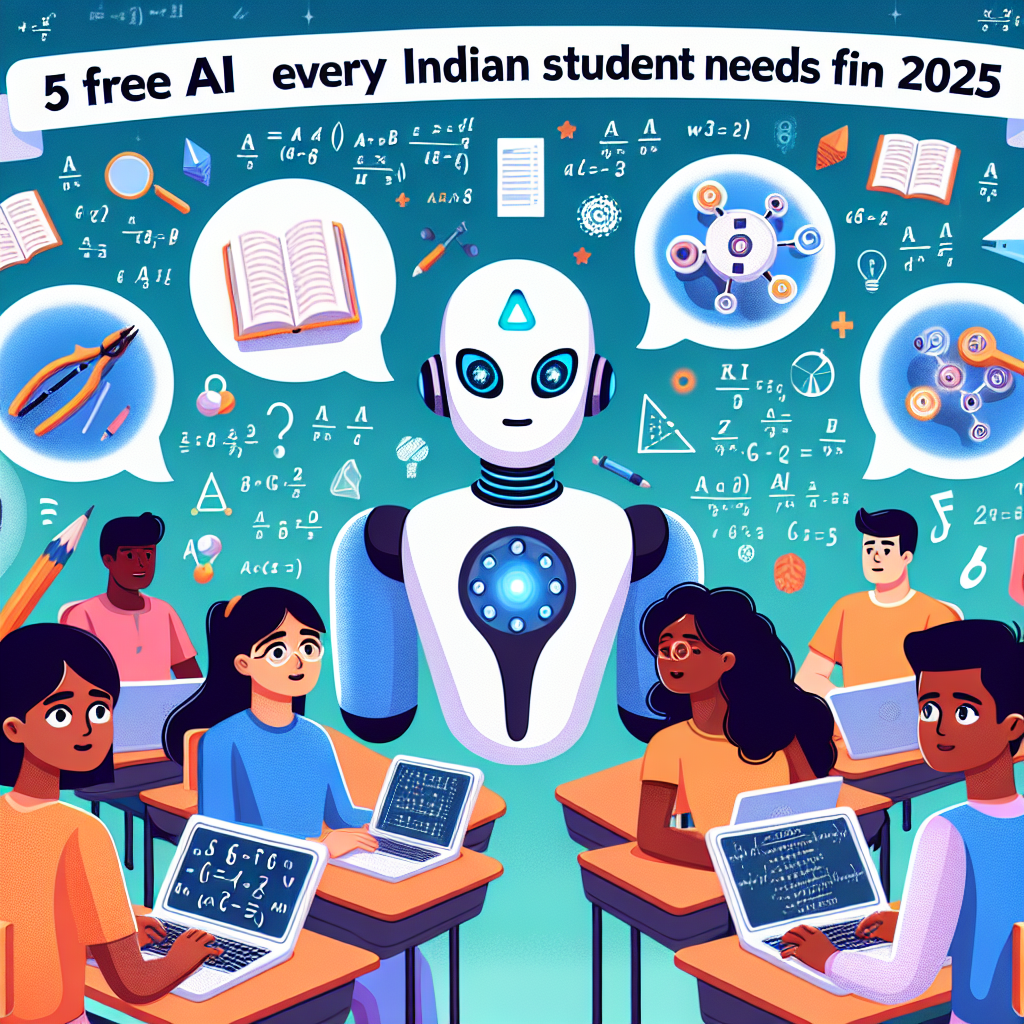 5 Free AI Tools Every Indian Student Needs in 2025