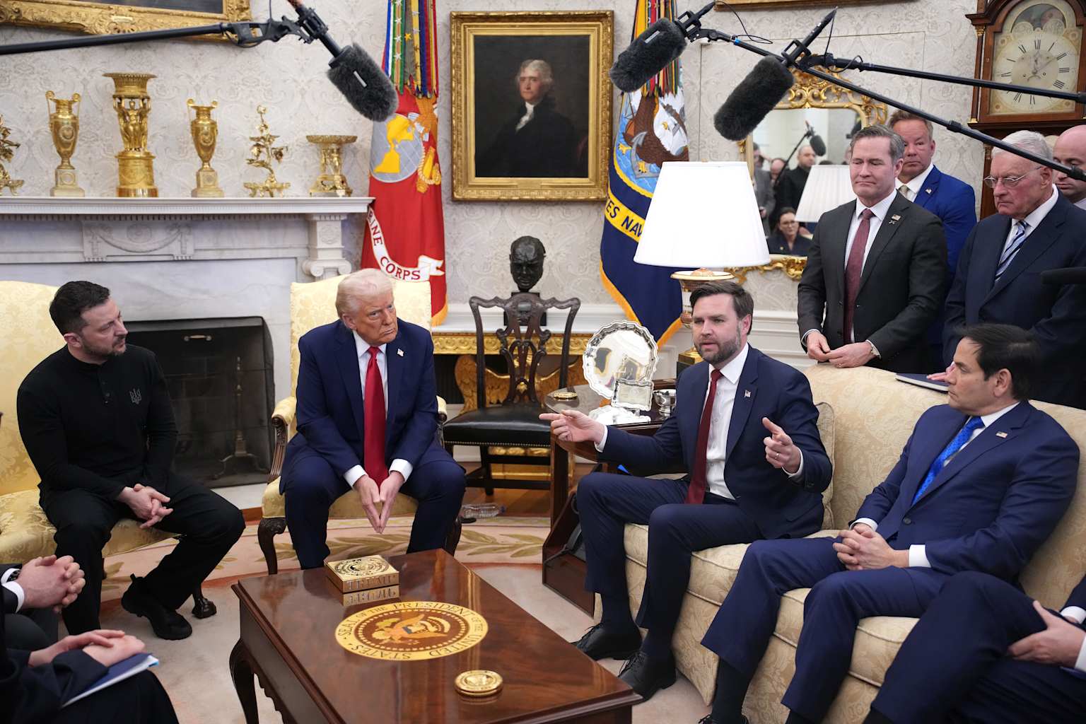 President Trump Hosts Ukrainian President Zelensky At The White House