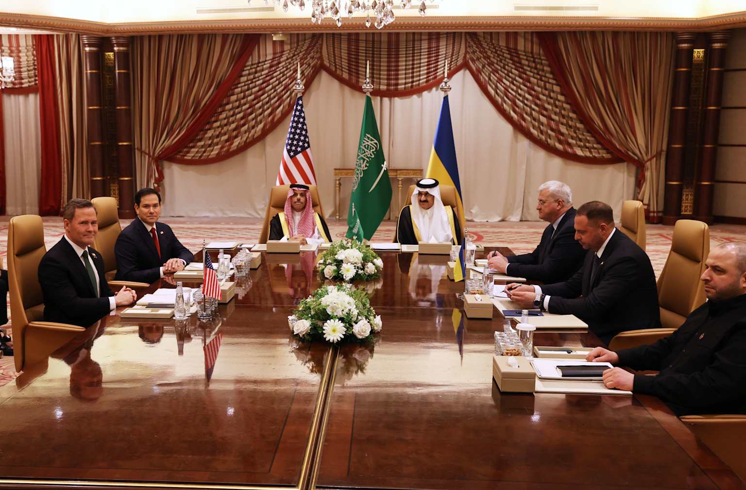 US And Ukrainian Delegations Meet In Saudi Arabia