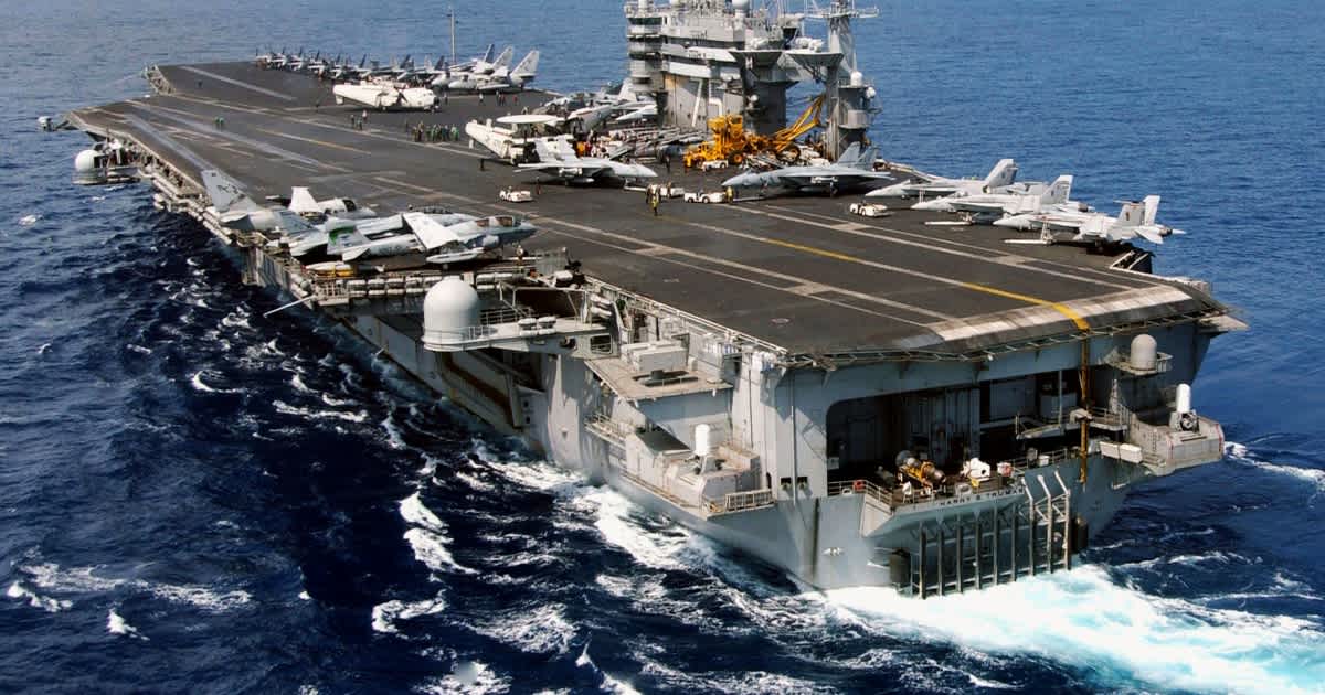U.S. Carrier Harry S. Truman Has Close Call With Iranian Rockets