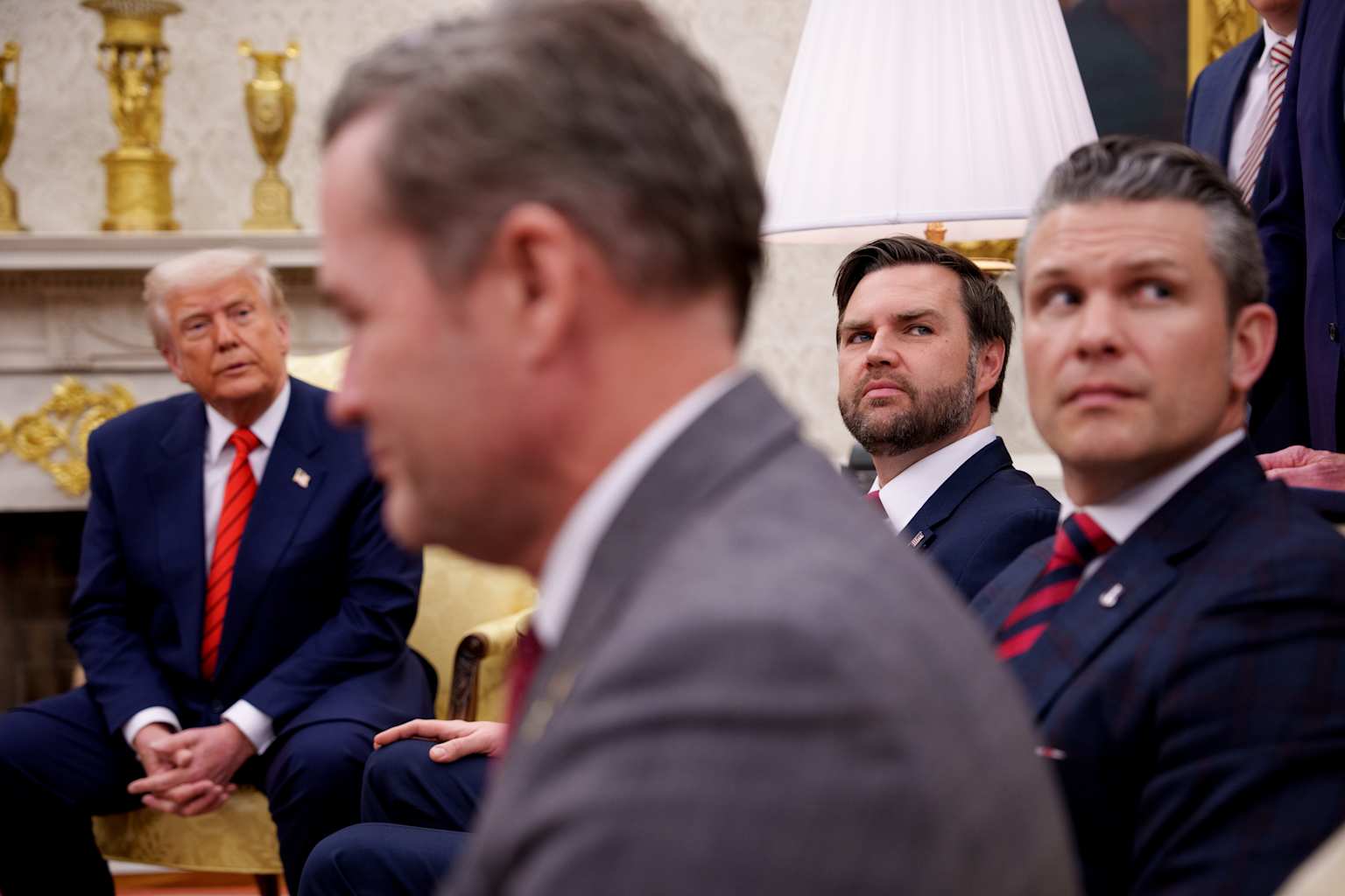 President Trump Meets With NATO Secretary General Mark Rutte In The Oval Office Of The White House
