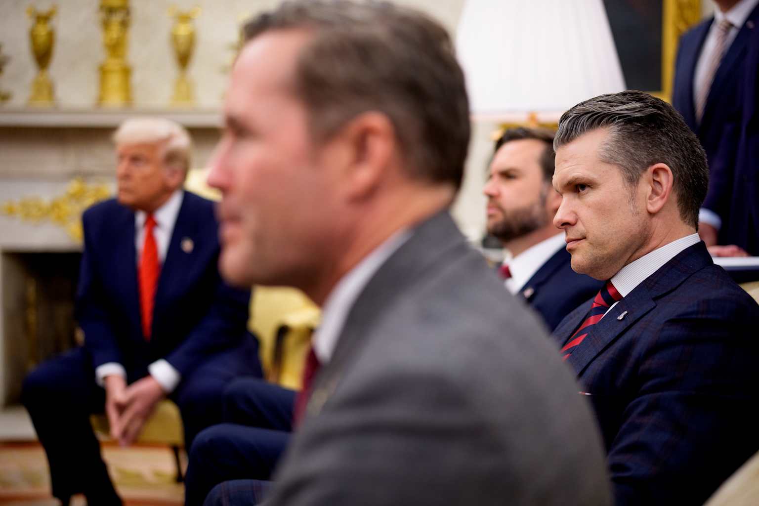 President Trump Meets With NATO Secretary General Mark Rutte In The Oval Office Of The White House