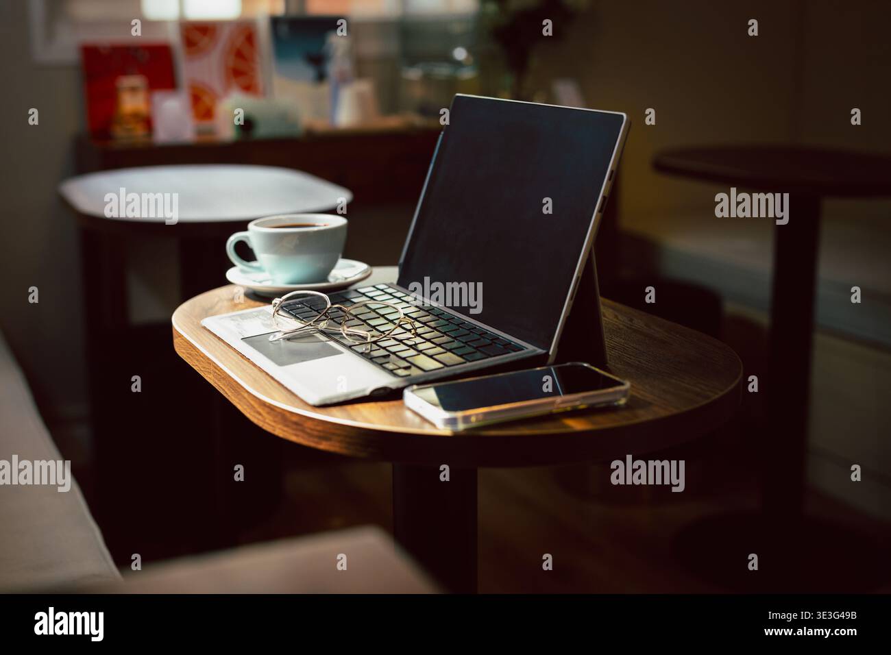 Cafe workspace