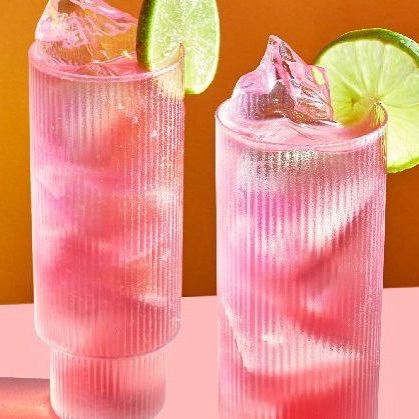 Pink cocktails