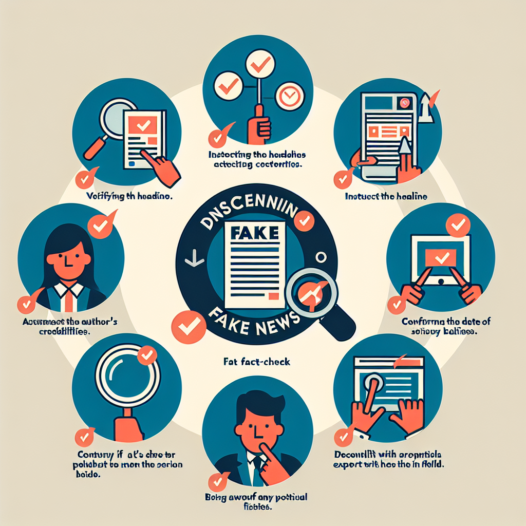 偽情報を見抜くための8つの黄金ルールを図解したインフォグラフィック
