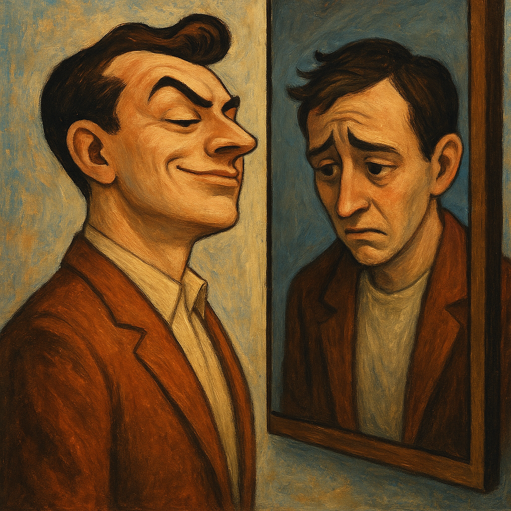 The dual nature of arrogance: inflated self-image masking underlying insecurity
