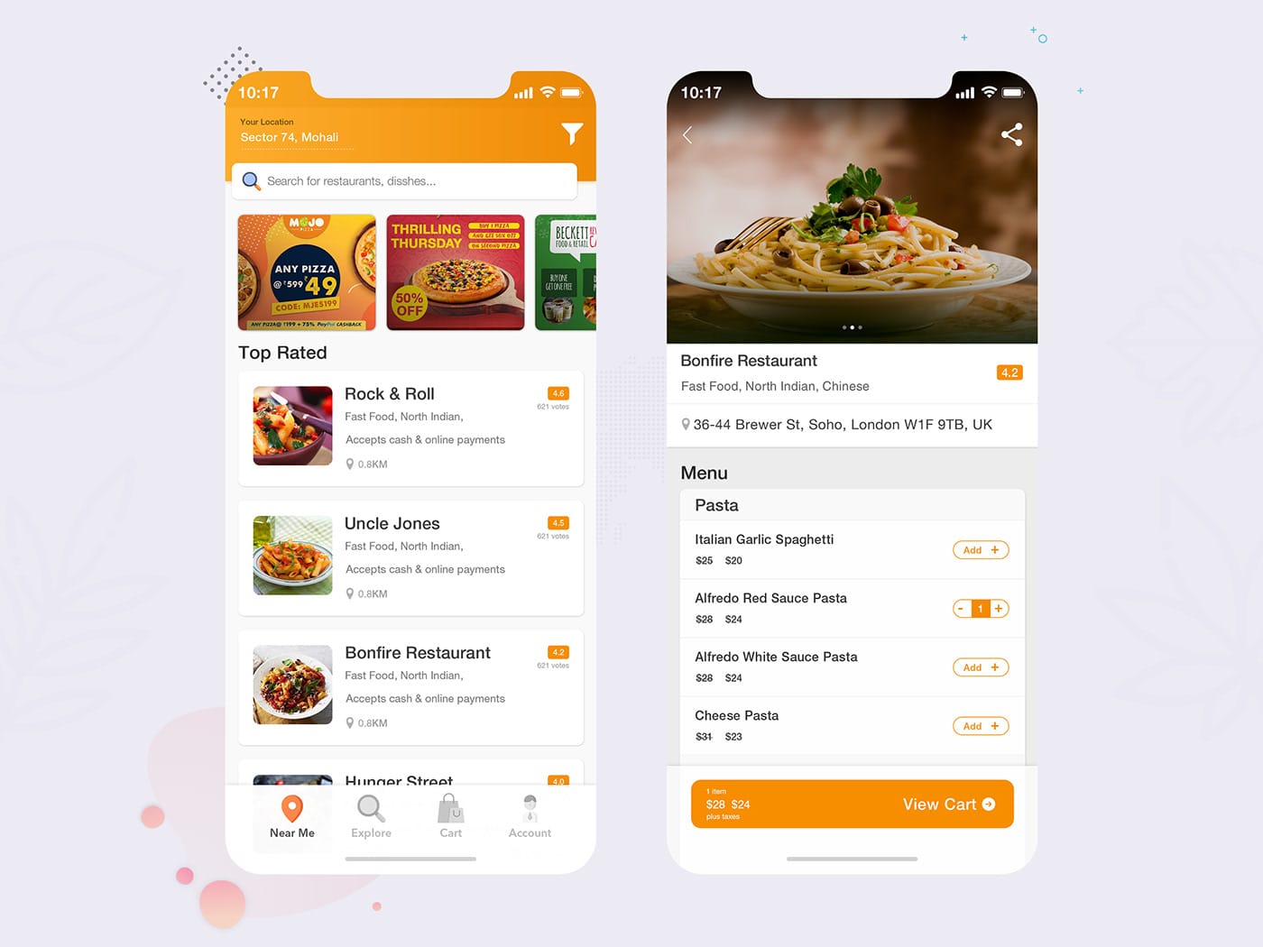 Effortless Food Delivery App