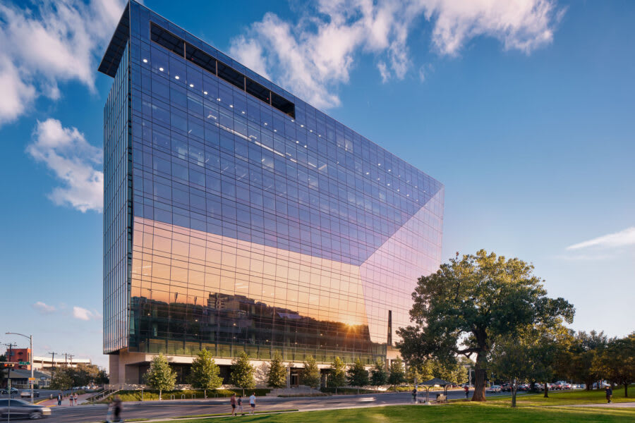 Modern office building