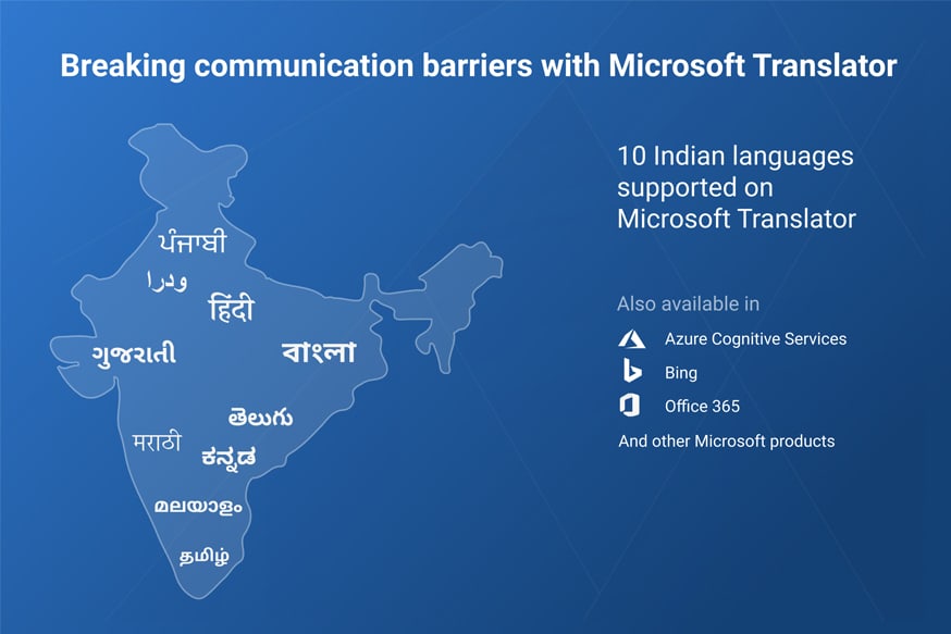 Microsoft Translator Supports 10 Indian Languages