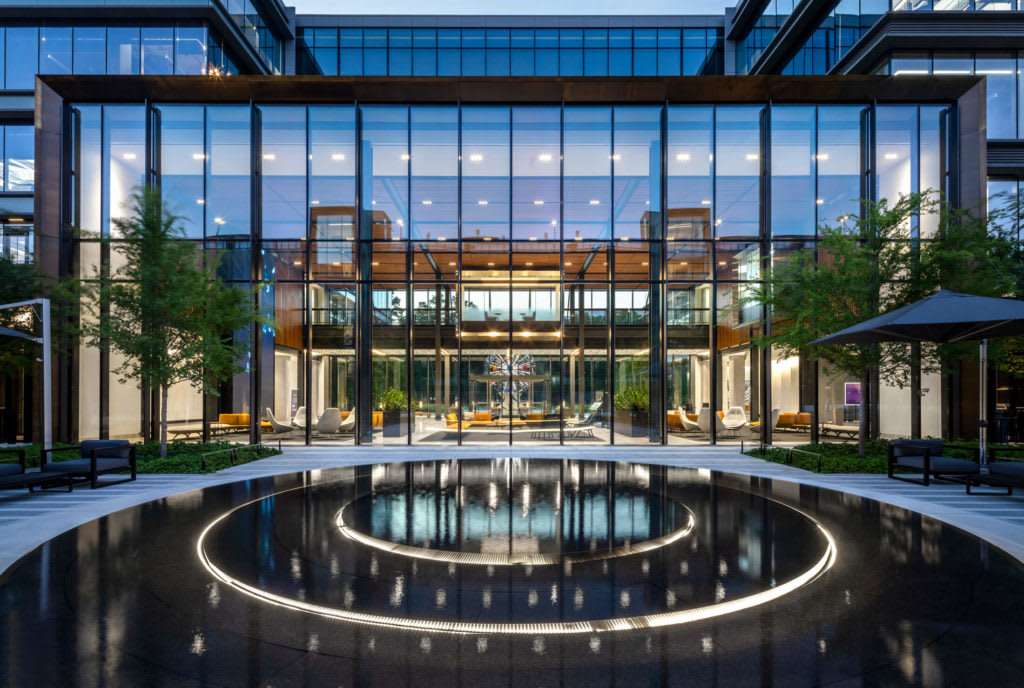 Modern telecommunications headquarters