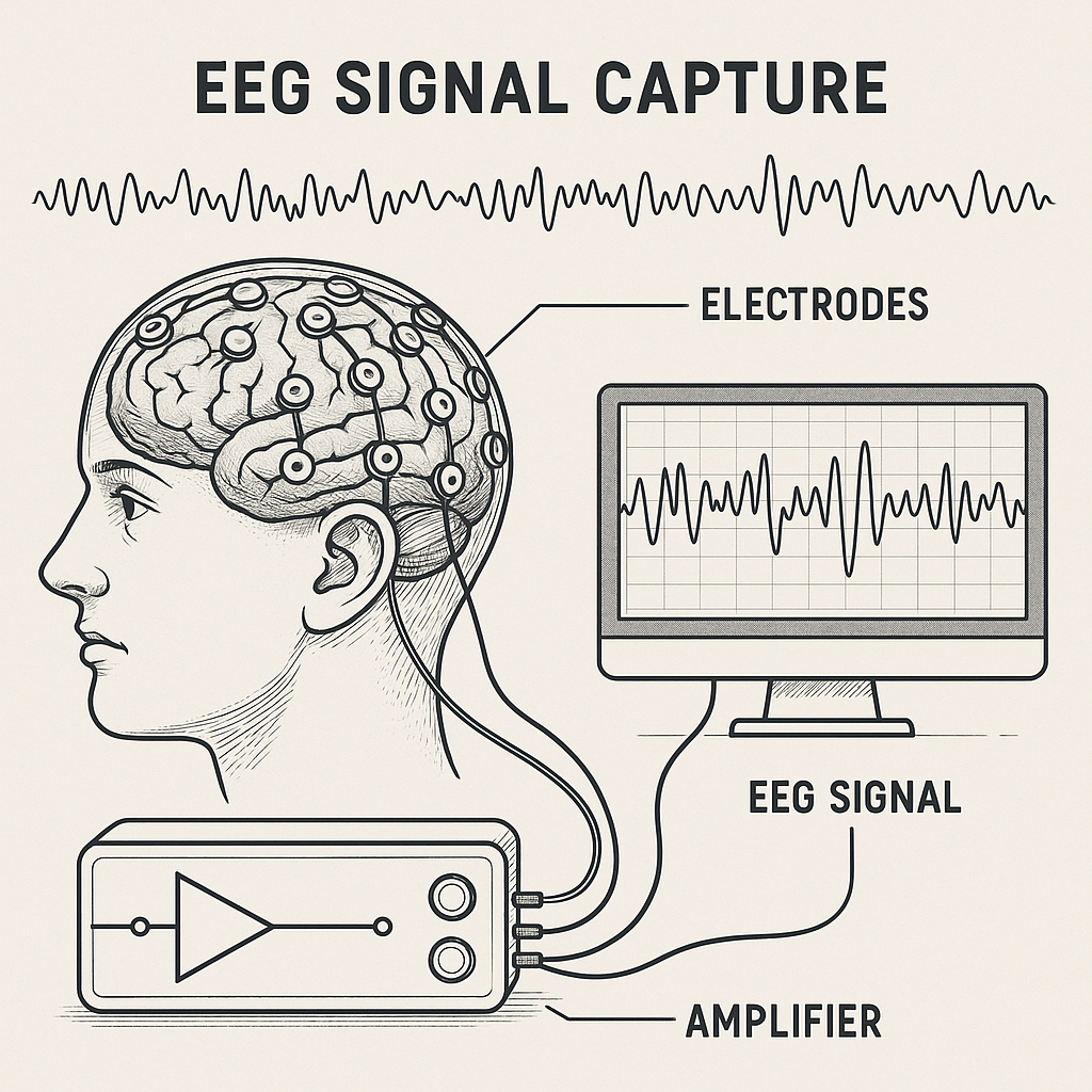 EEG Signal Capture Diagram