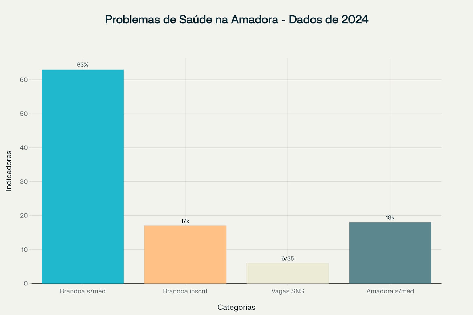 Problemas de Saúde na Amadora - Indicadores críticos revelam a crise no sistema de saúde local