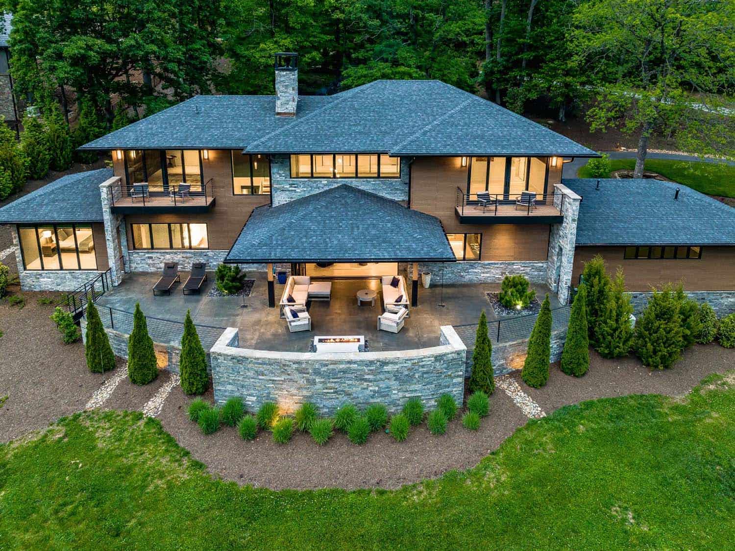 Beautiful North Carolina home exterior view