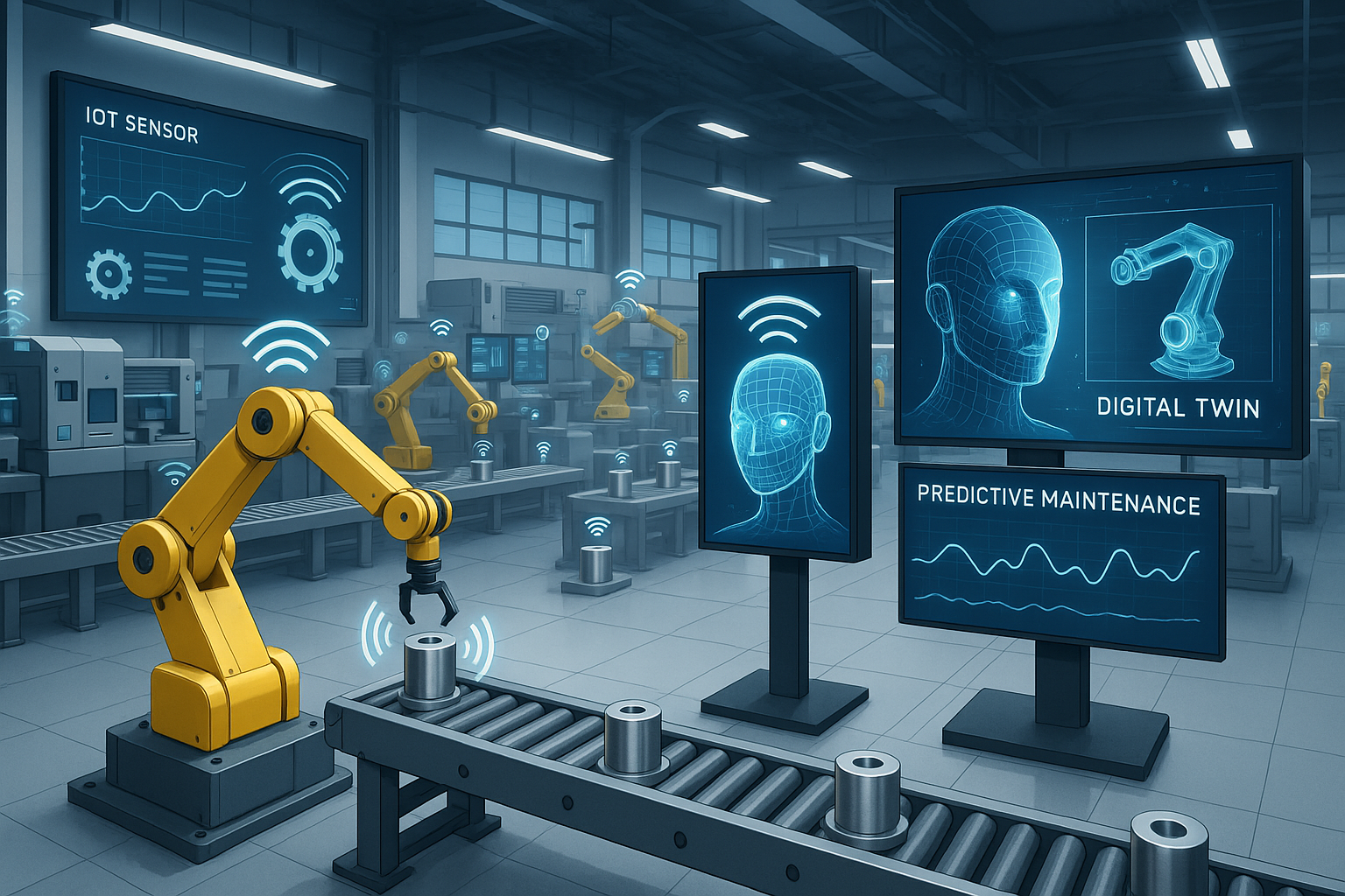 Tecnologias Modernas de Manutenção: IoT, IA e Automação