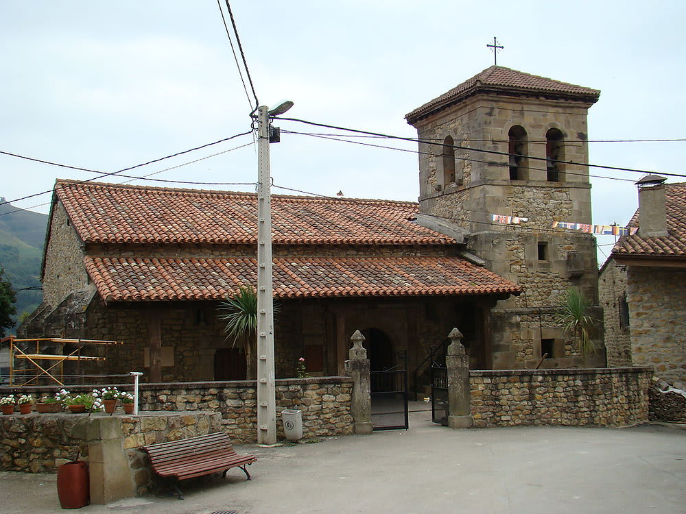Exterior View Of The Church In Garabandal, Spain