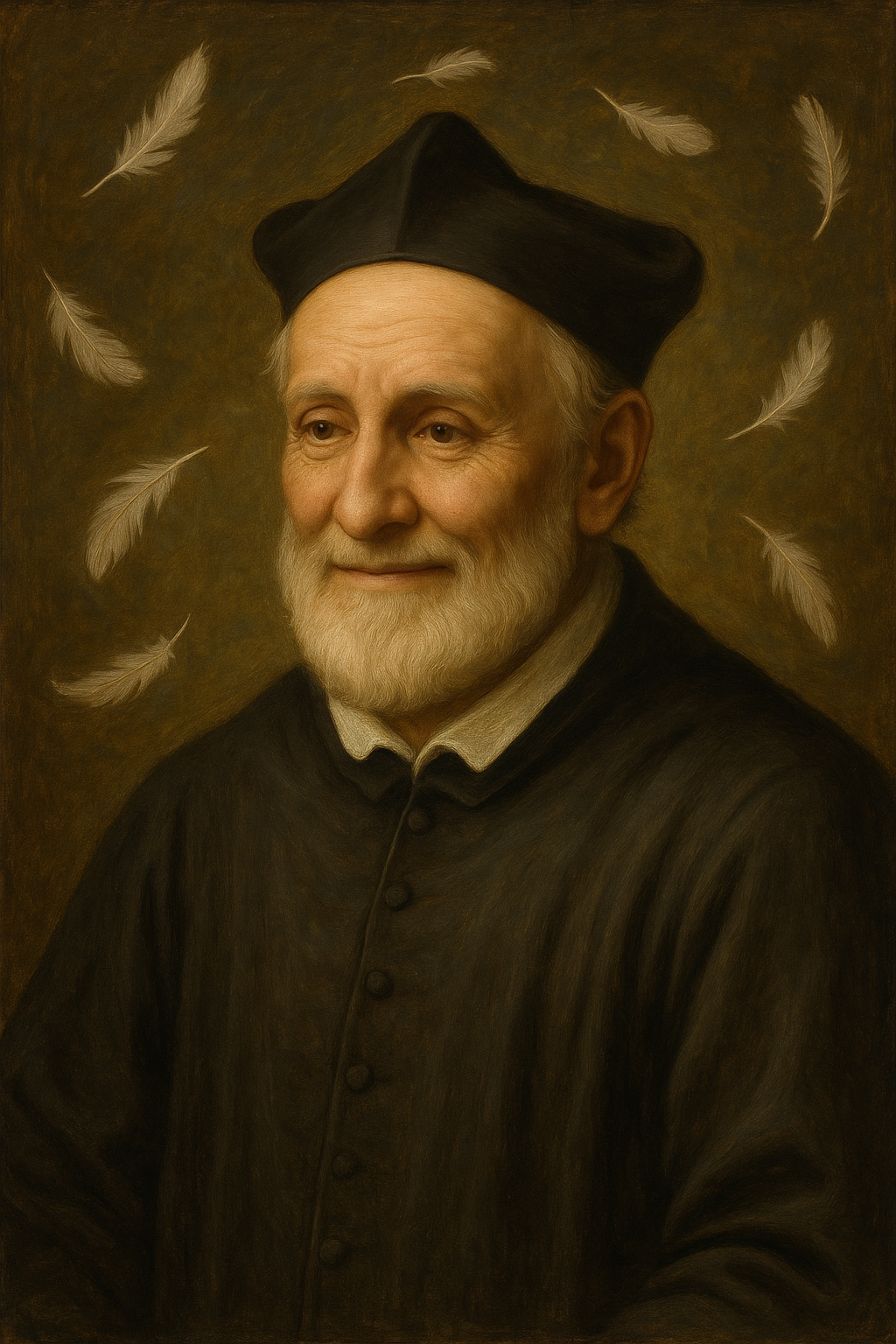 Saint Philip Neri teaching about the power of words through the feathers lesson