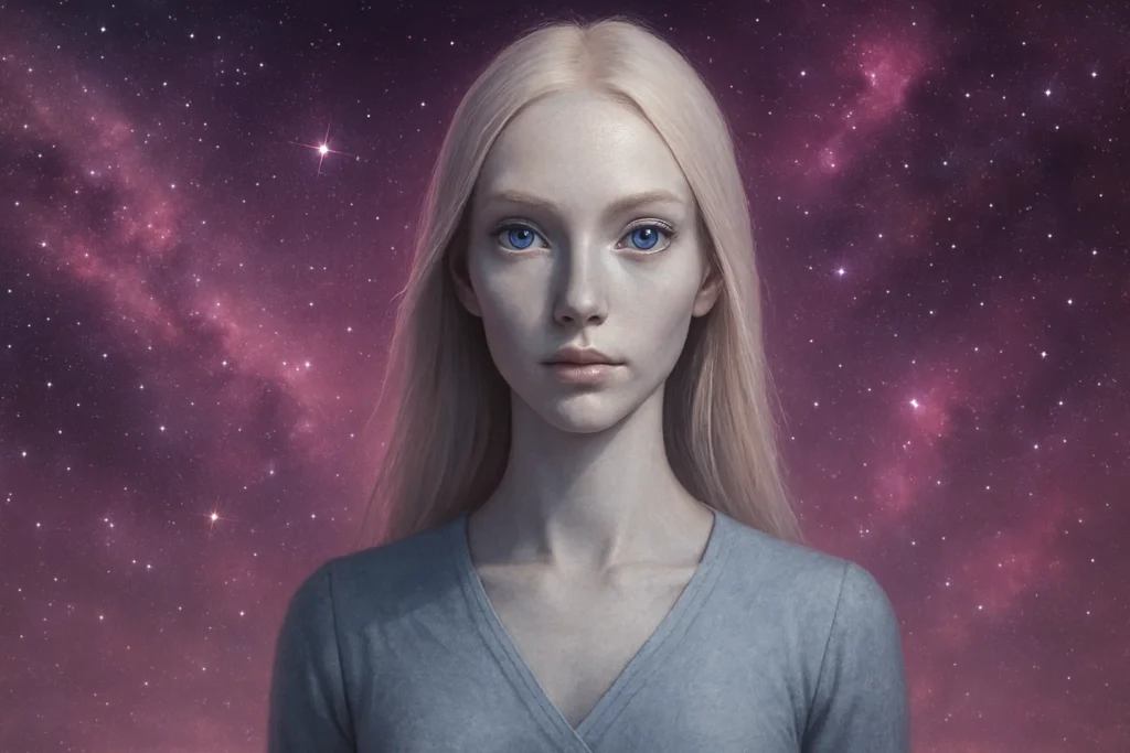 A "Starseed" with a cosmic background, representing spiritual connections.