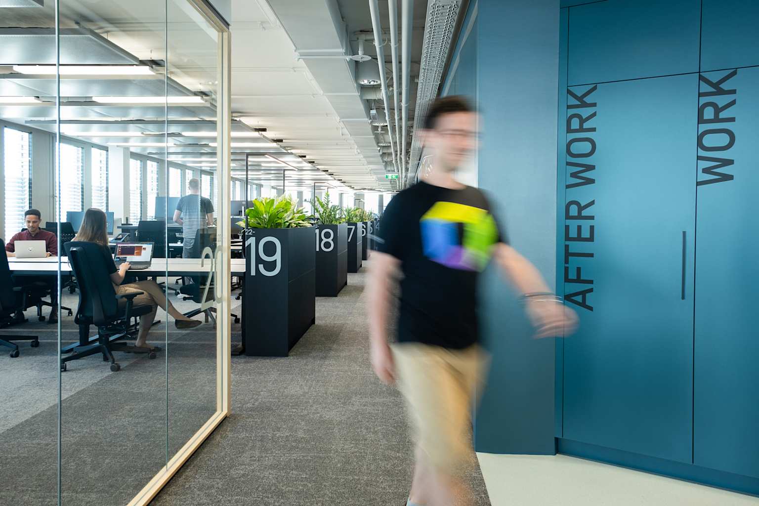 A glimpse inside Dynatrace's office, reflecting the company culture and work environment.