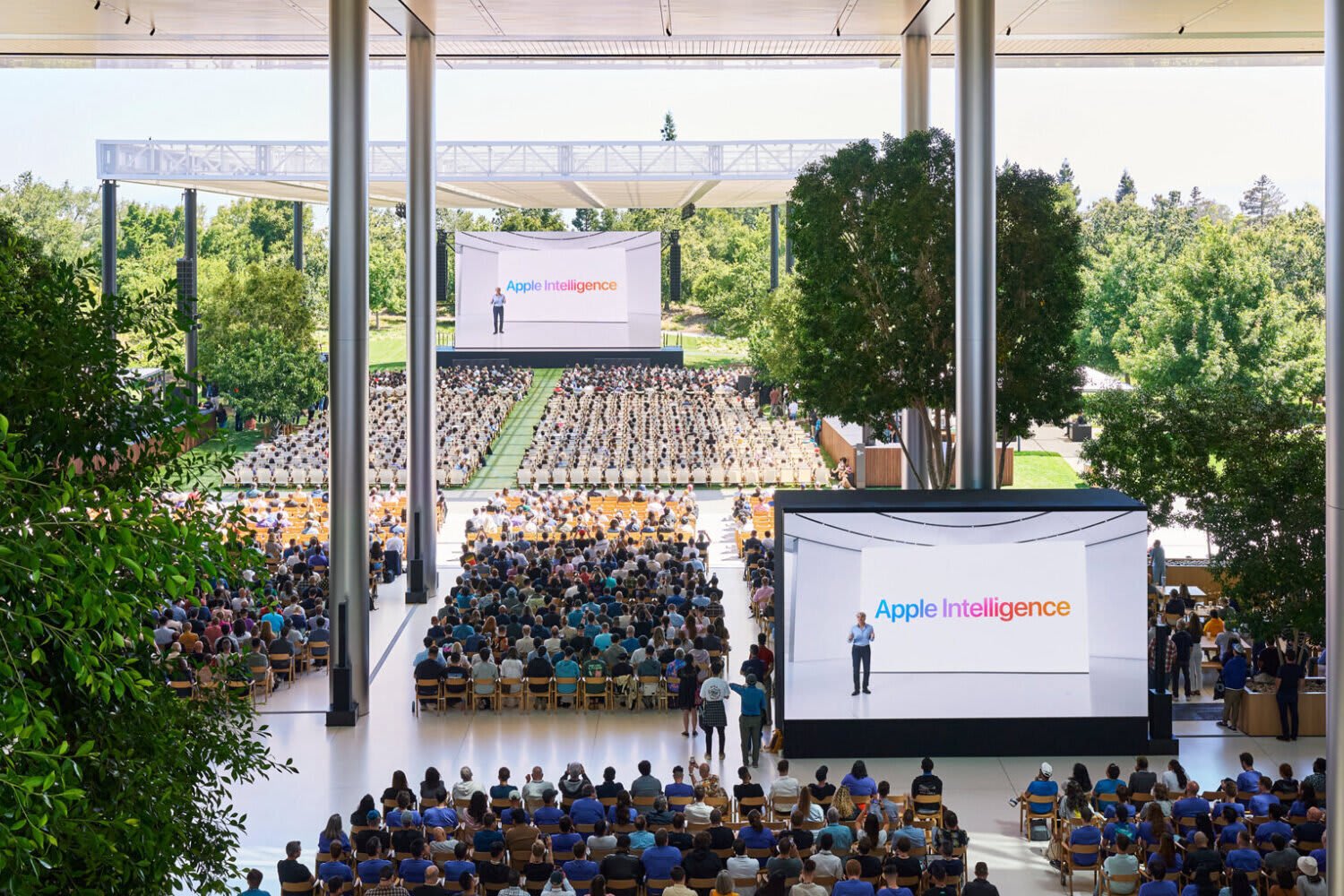 A keynote address during Apple's Worldwide Developers Conference.