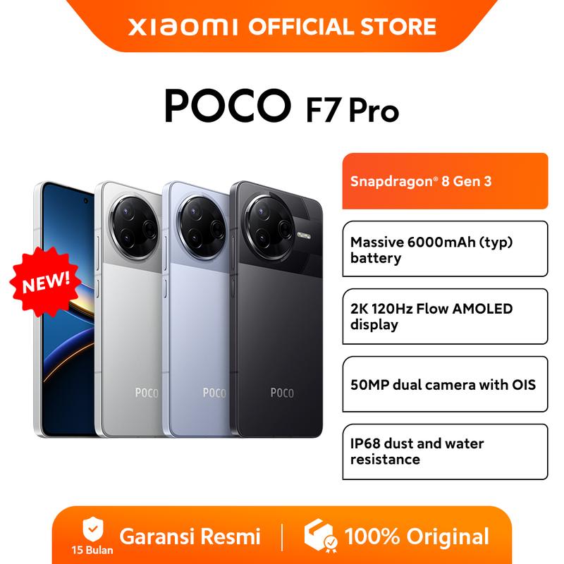 Poco F7 Pro features and color options.