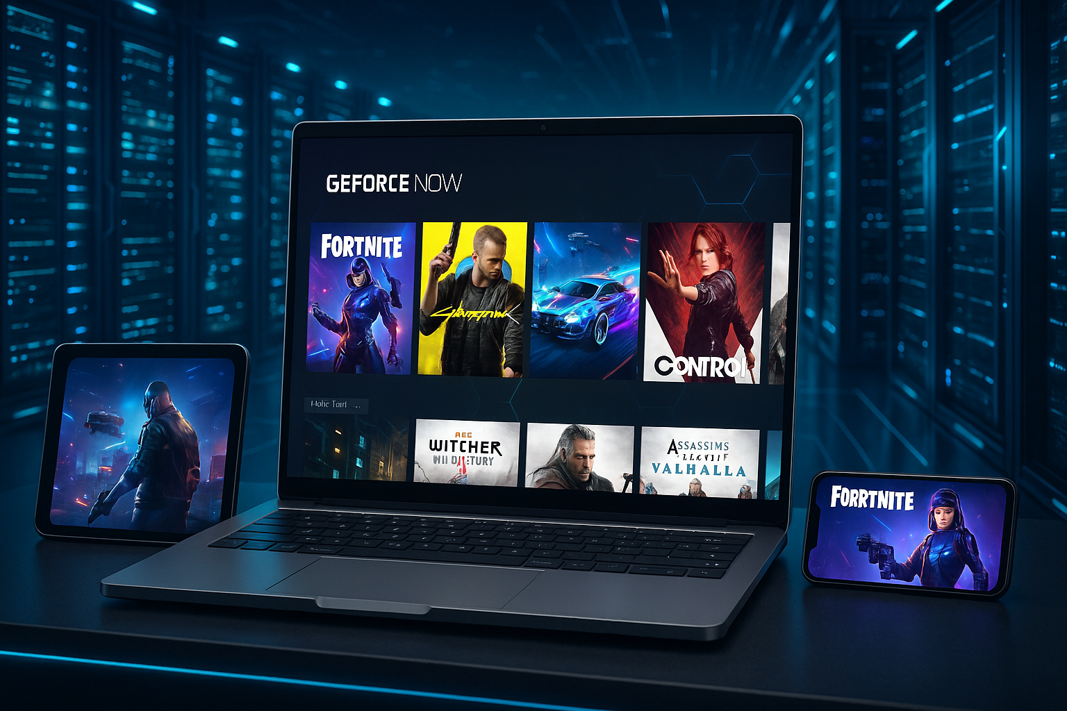 Hệ sinh thái GeForce Now trên nhiều thiết bị khác nhau