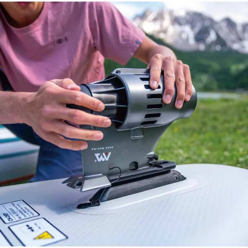 Installing the Aqua Marina Bluedrive K power fin on a SUP board