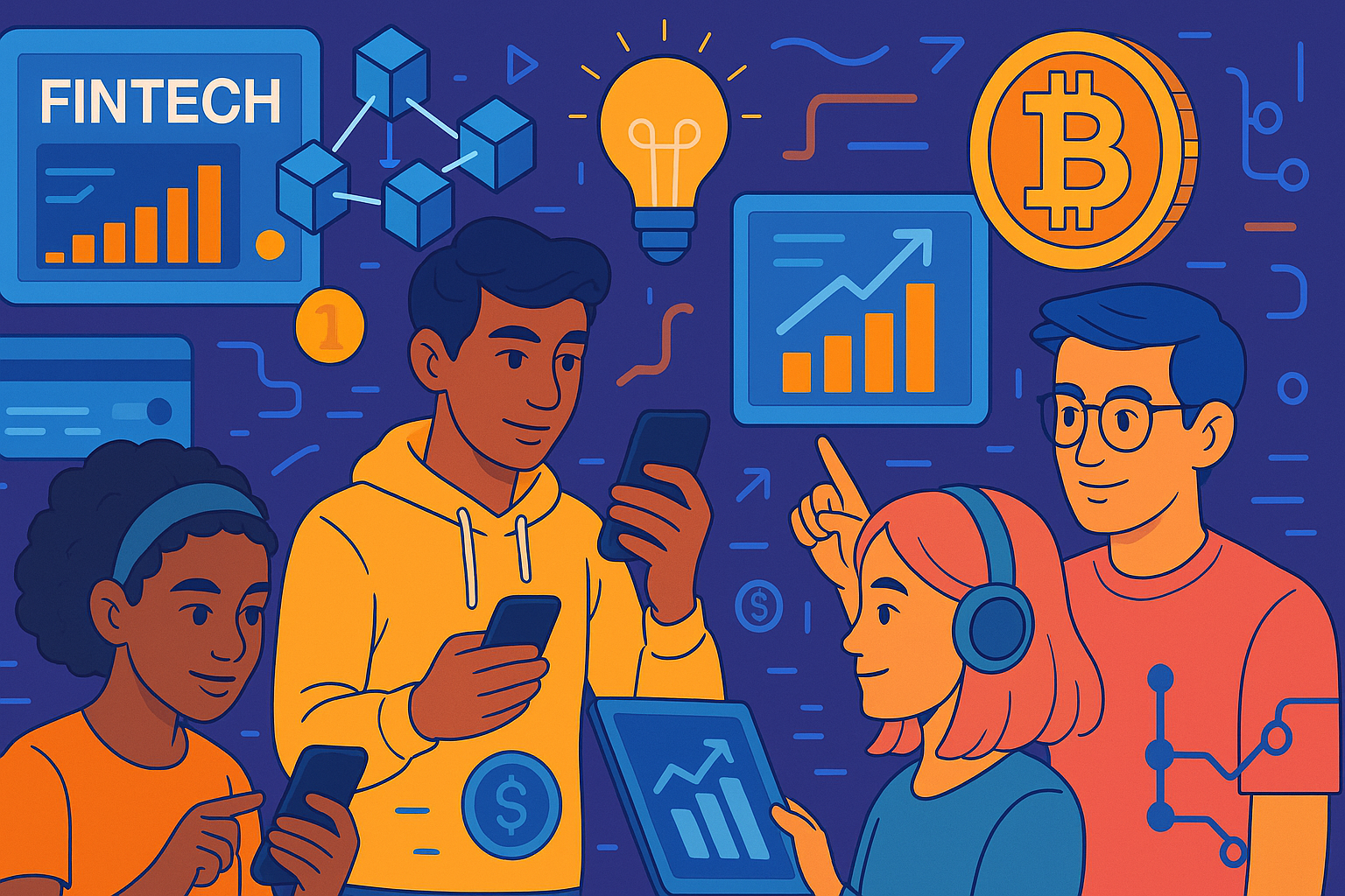 Gen Z driving digital transformation in fintech and blockchain, 16:9 aspect ratio