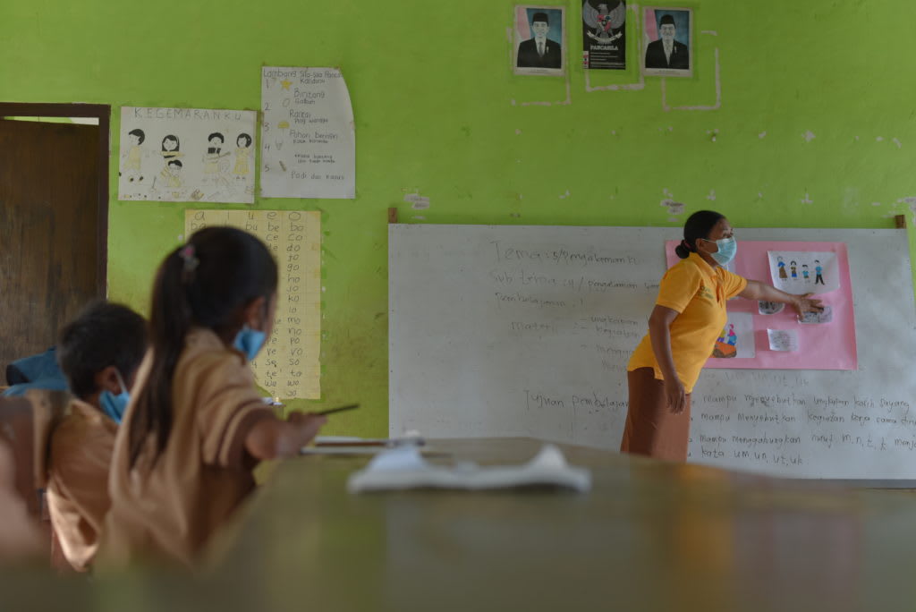 Suasana kelas dengan pembelajaran tradisional